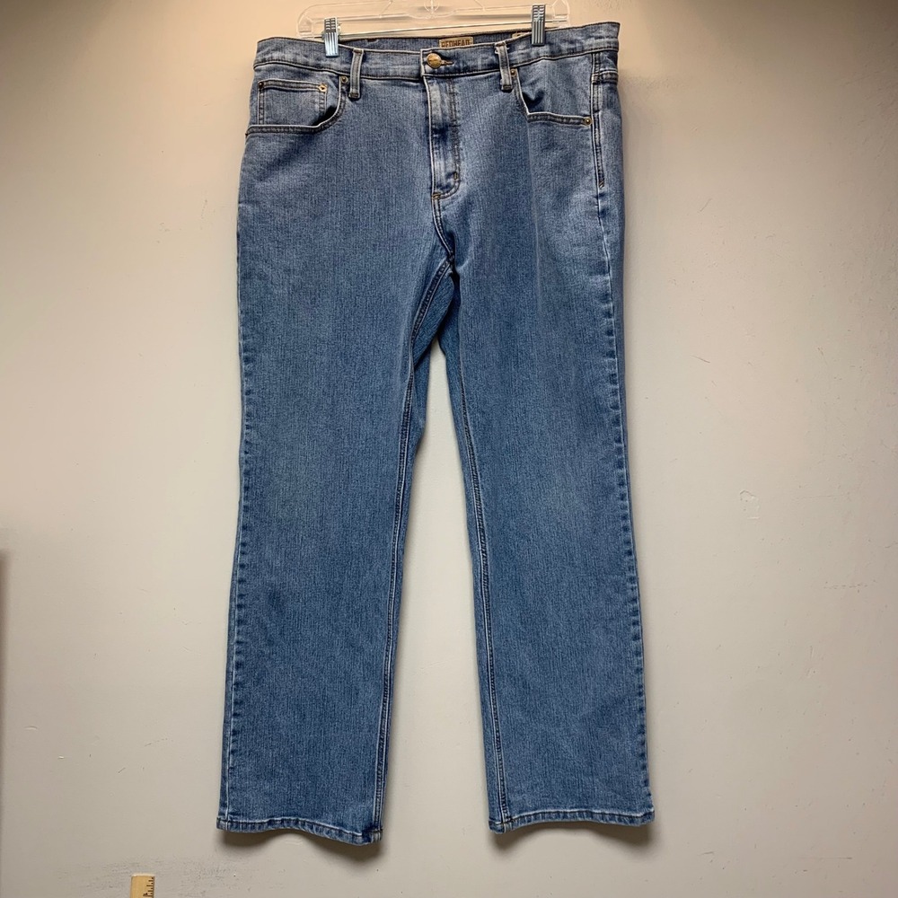 RedHead Straight Leg Jeans Mens 38x32 Blue Excellent Medium Wash Stretch Denim